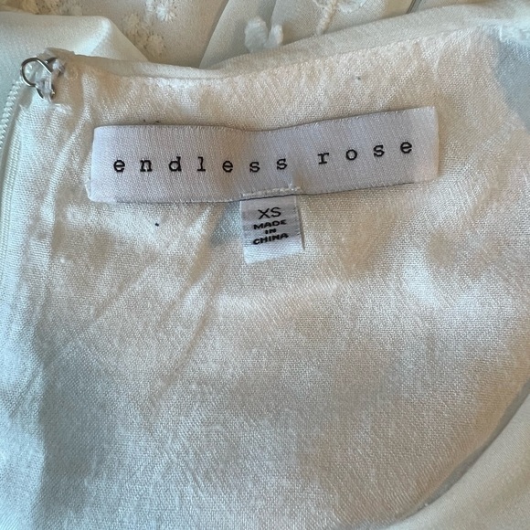 𝅺endless Rose Women’s White Lace Dress Size XS - Picture 10 of 10